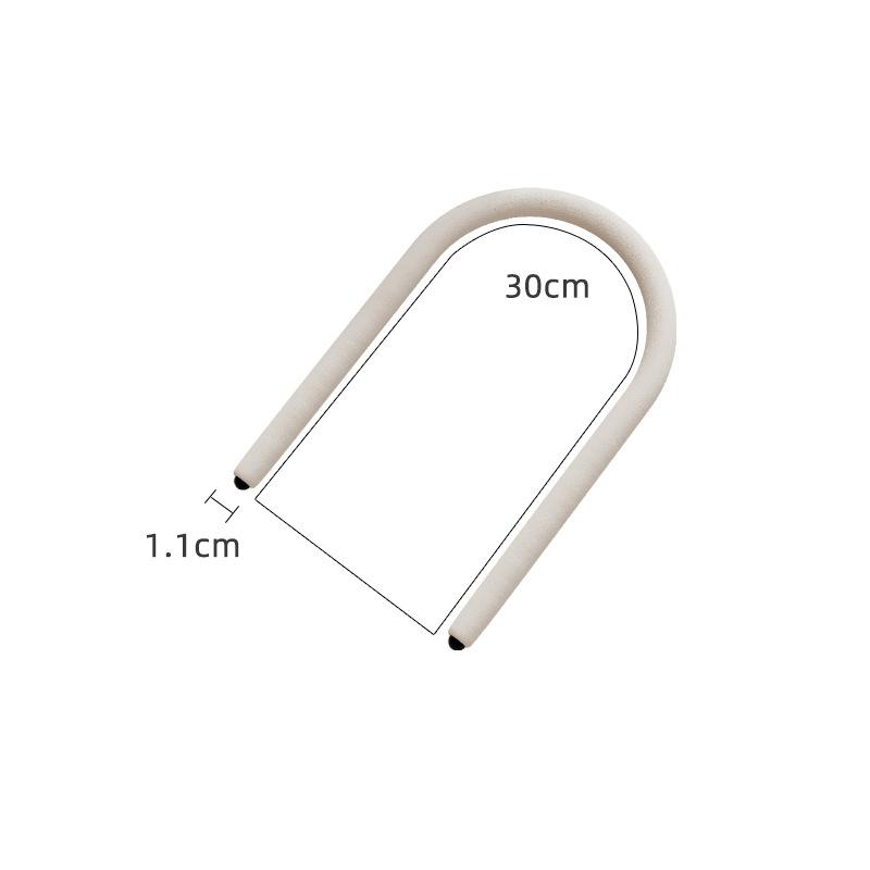 

1PCS Multifunctional Bendable S-shaped Hook, Free To Bend, Universal Hook, Free To Lock, Versatile Hook, Deformable Hook 1PCS белый