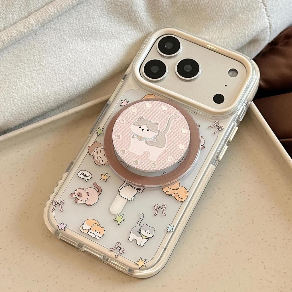 Cute Cat Phone Case for iPhone 16, iPhone 17, and iPhone 17 Pro Max