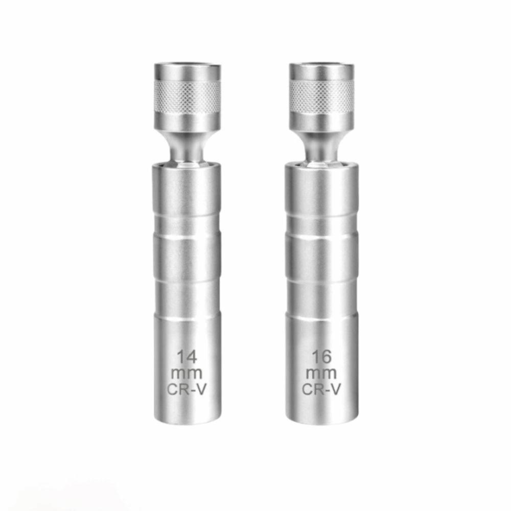 14mm 16mm Set Spark Plug Socket Magnetic Design Flexible Socket Automotive Maintenance