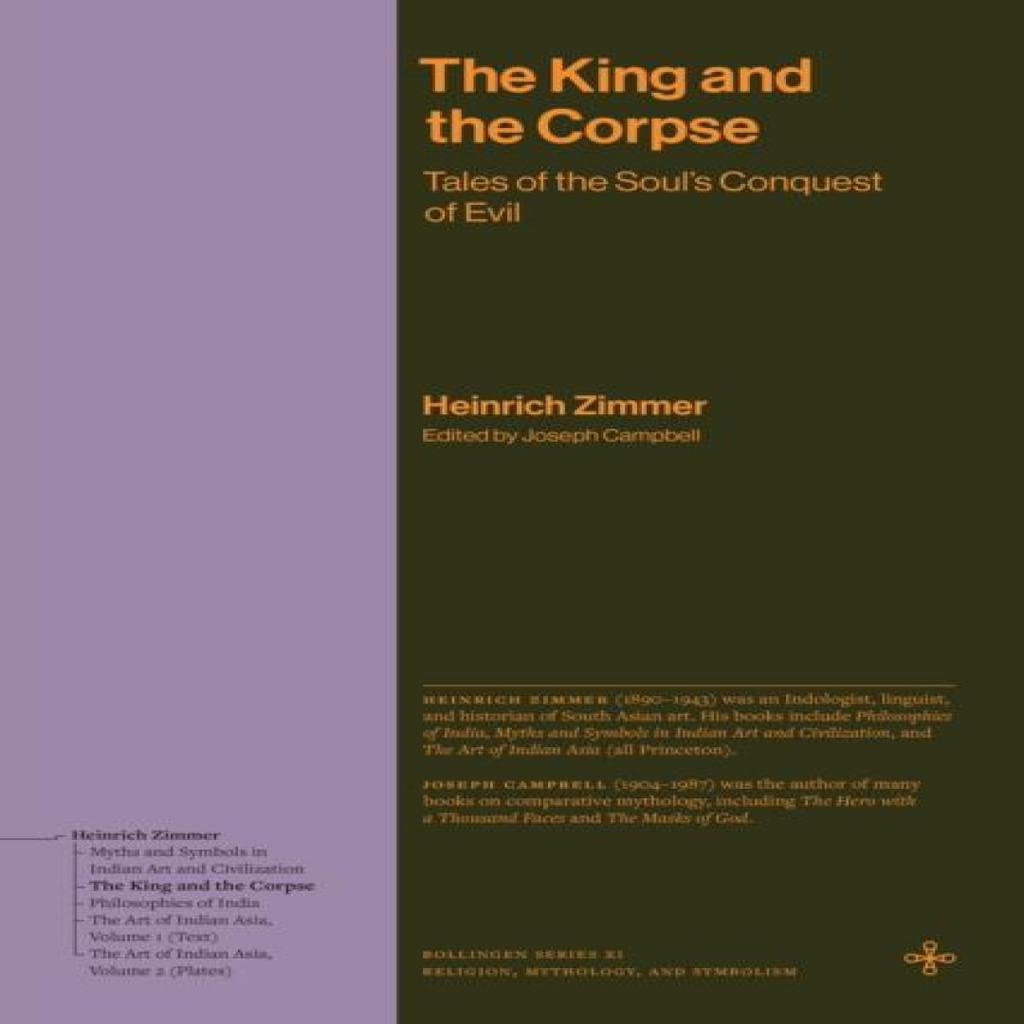 The King and the Corpse by Heinrich Zimmer Hardback Book 9780691279497