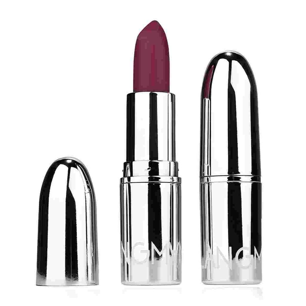 Langmanni Silver Transfer-Proof Lipstick Matte Metallic 12H Waterproof Wear