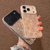 Leopard Print Cat Phone Case for iPhone 14/15 Pro Max, Silver, Drop-Proof, Multi-Color.