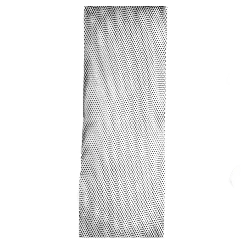 Auto Front Center Gitter Rhombus-Gitter Stabile Struktur Aluminium Universell Passend für Autos Schwarz