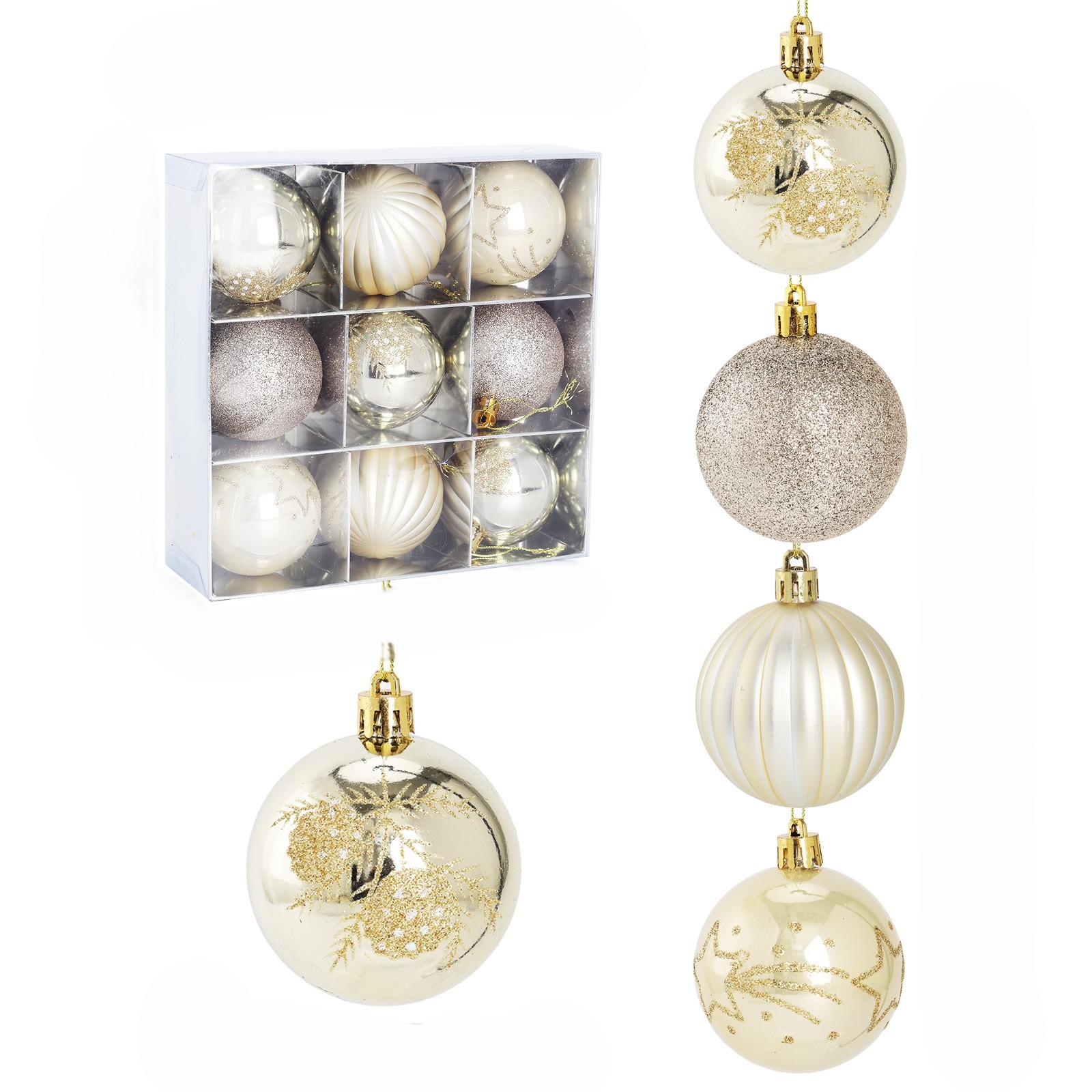 

Easy Hanging Christmas Baubles Christmas Decorations Glitter Ornaments Christmas Baubles Easy Hanging Golden Hanging String