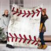 Baseball Theme Printed Blanket - Perfect for Couch, Bed, Travel & Outdoor Use | Machine Washable, Cozy & Durable.
