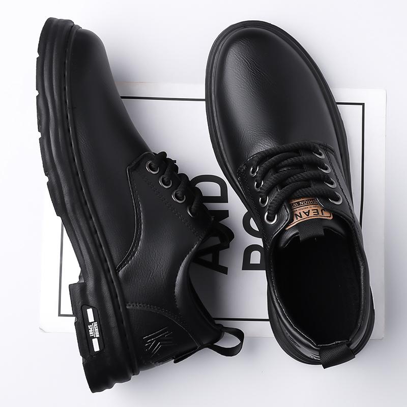 Big Head Leather Shoes Casual Men's Shoes Business Big Size Dad Shoes Spring and Autumn Fashion Shoes