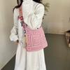 Vintage Hollow Crochet Shoulder Bag – Women's Knit Hobo Bag with Floral Embroidered Strap – Large Casual Tote for Beach Commute