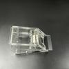 Master Clear Acrylic Two Deck Card Dealing Shoe With Lid Secure Metal Slide Compact Casino Table Game Accessory Part