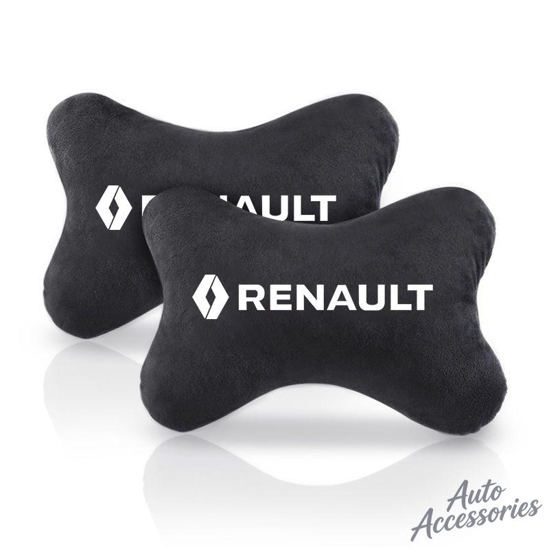 Car Seat Headrest Rest Neck Pillow Cushion Seat Belt Shoulder Pad For Renault Clio Koleos Megane Espace QM6 Kadjar Captur Scenic XX1