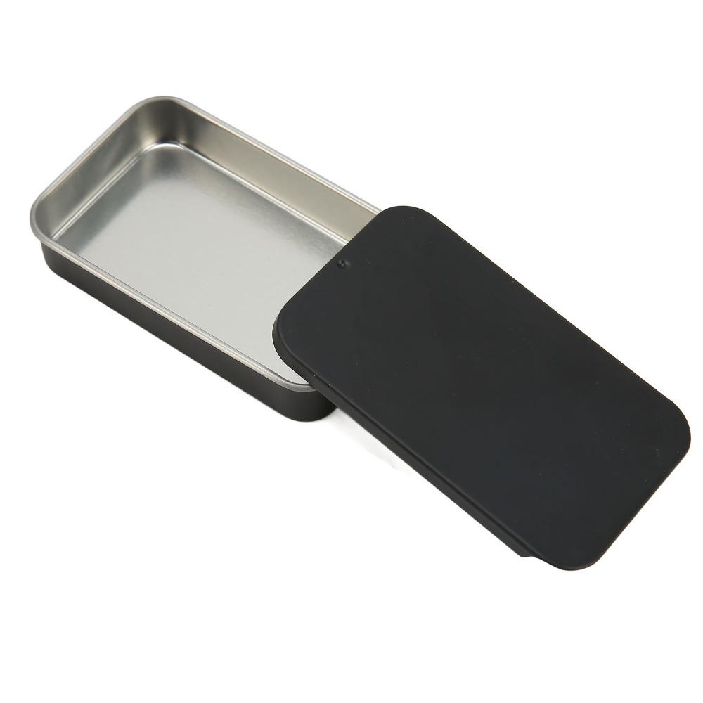 3pcs Metal Rectangular Handheld Bird Feeder Refillable Dispenser Travel Floss Pick Case Travel Use