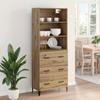 Highboard Artisan Oak 69.5 x 34 x 180 cm Particleboard