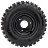 ATV Accessories TDPRO 4pcs 4.10-6'' Tires Wheel Rims for Mower Gas Scooter Quad Razor E-Bike Tricycles