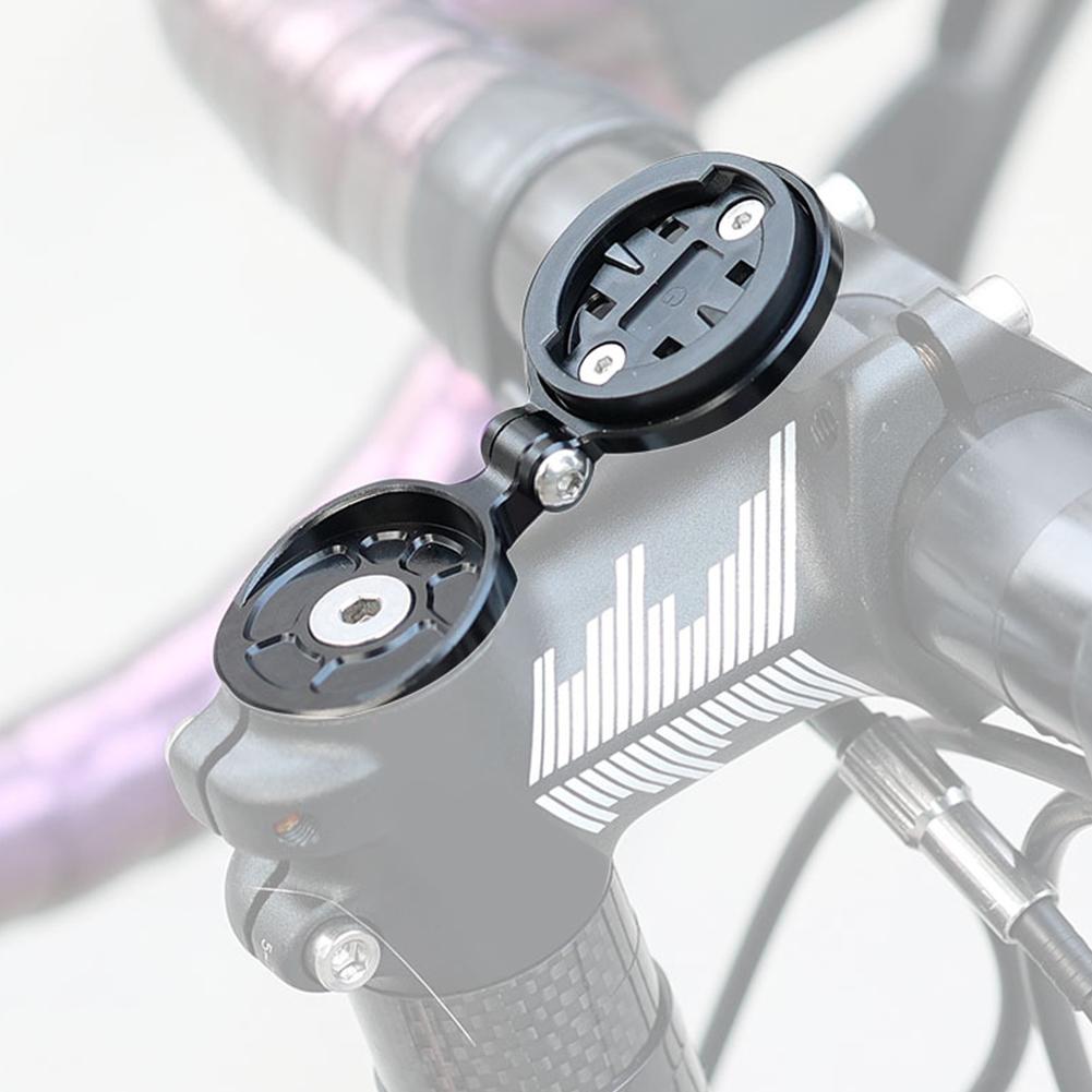 Computer Stem Mount Holder Aluminum Alloy MTB Road Bike Stopwatch Extension Bracket Adjustable Angle for Garmin Bryton Cateye