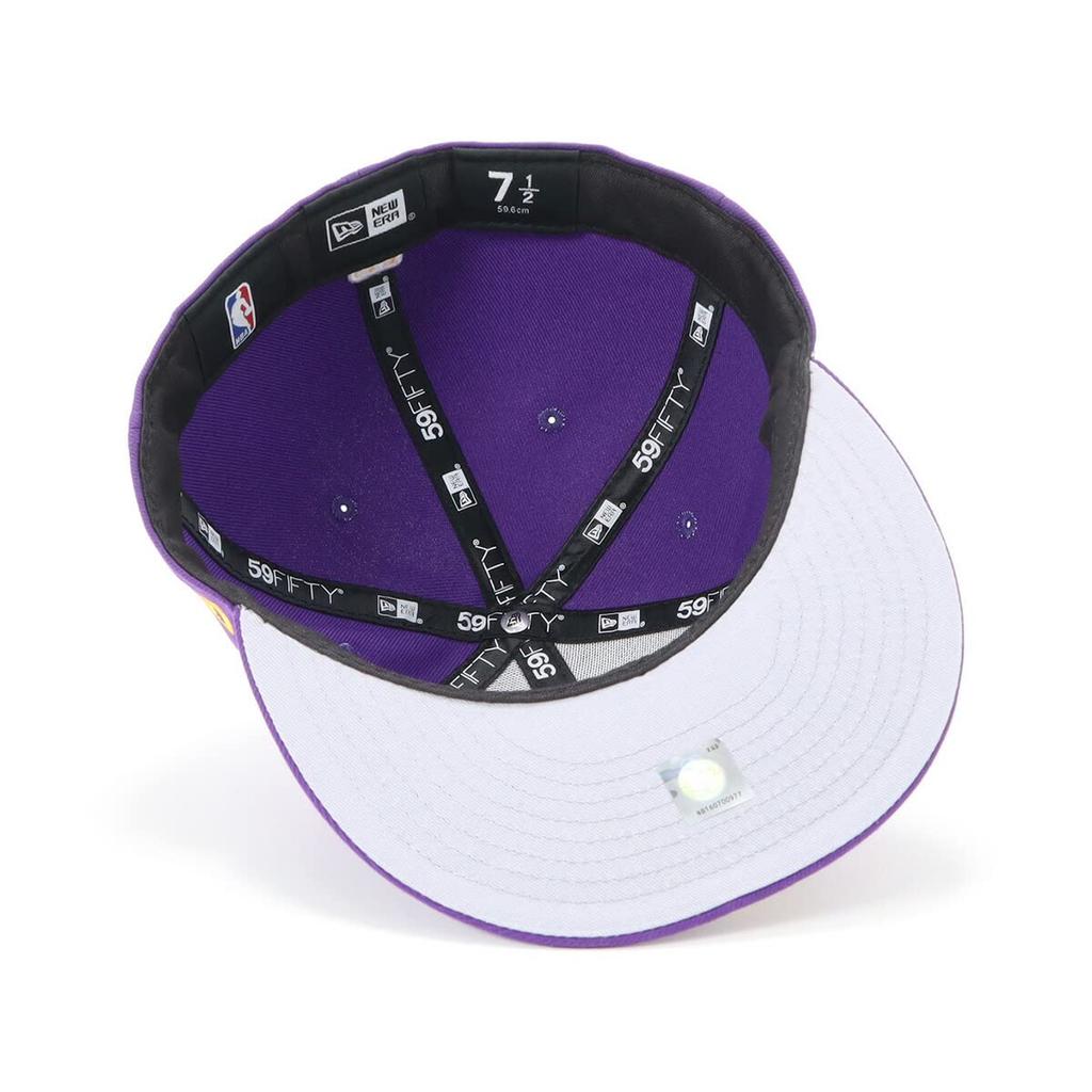 59FIFTY NBA Los Angeles Lakers Size 7 5950 LOSLAK NBA TPUR TEAM 25J [New Era] Cap, 3/4,