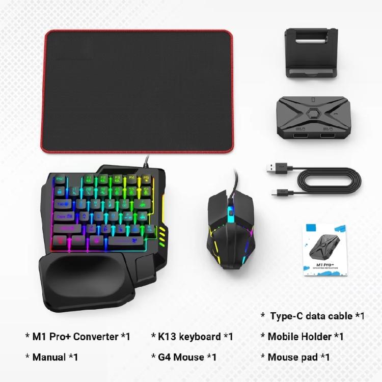 Mobiles Spiel-Tastatur-Maus-Konverter für Smartphone-Tablet Hohe Empfindlichkeit ABS-Material