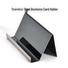 304 Stainless Steel Business Card Holder and Phone Stand