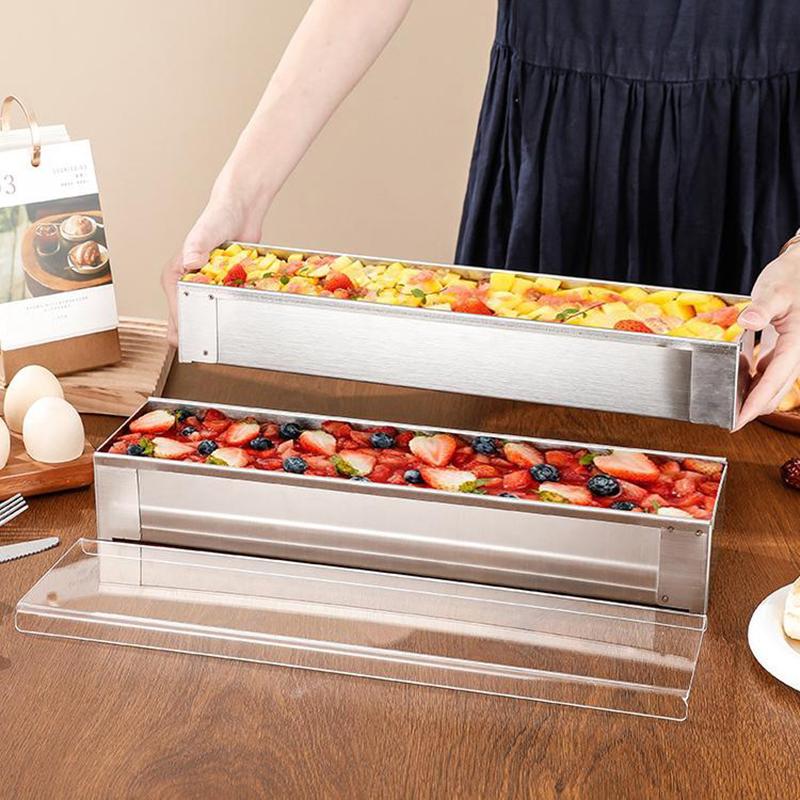 Tiramisu Forma na muffiny Nerezová forma na cheesecake Pečicí forma Obdélníková forma na dort pro narozeninový dort Dort Chléb Šifon Tiramisu