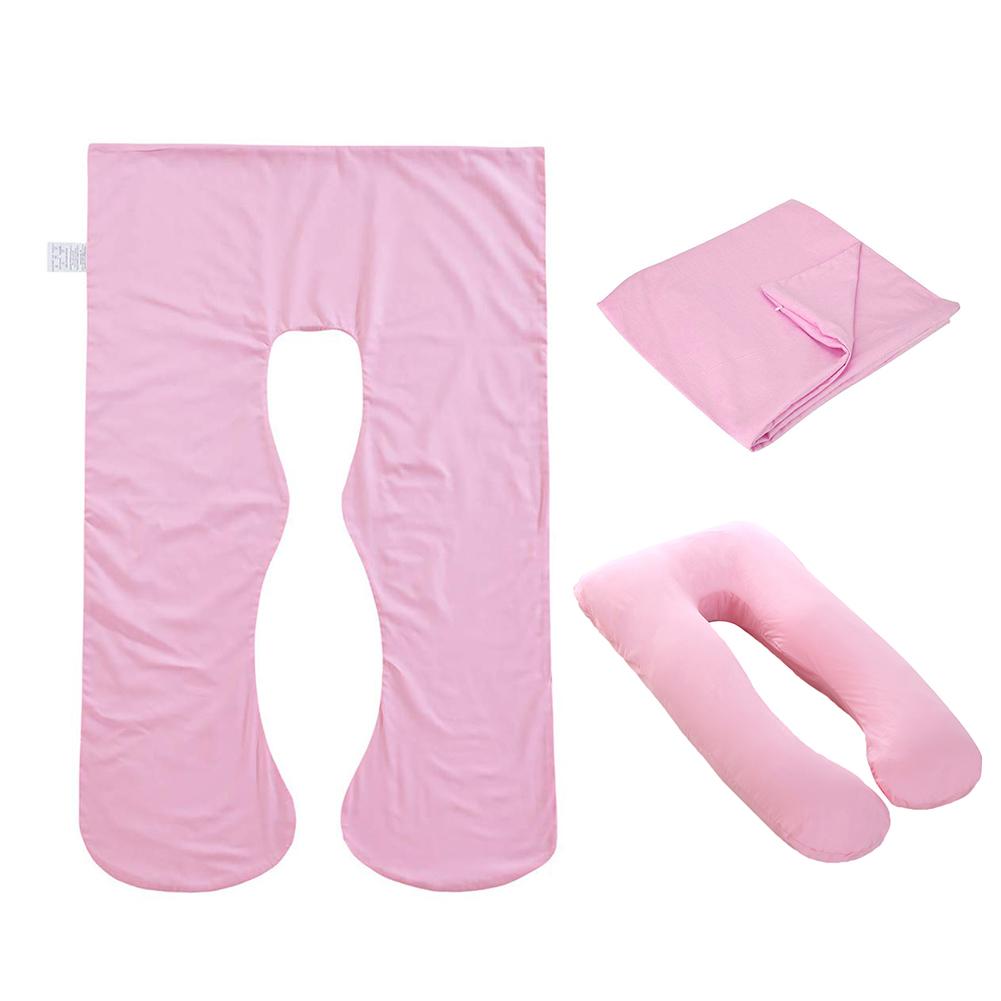 Pregnant Pillow Case For Pregnant Women Pillowcase Cover U-shaped Maternal Cushion Cover Side Sleeping Cotton Pillowcase