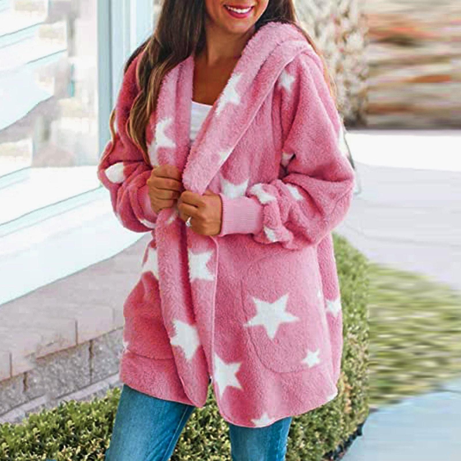 

Модный женский длинный рукав вязаный и зимний кардиган свитер однотонное пальто L