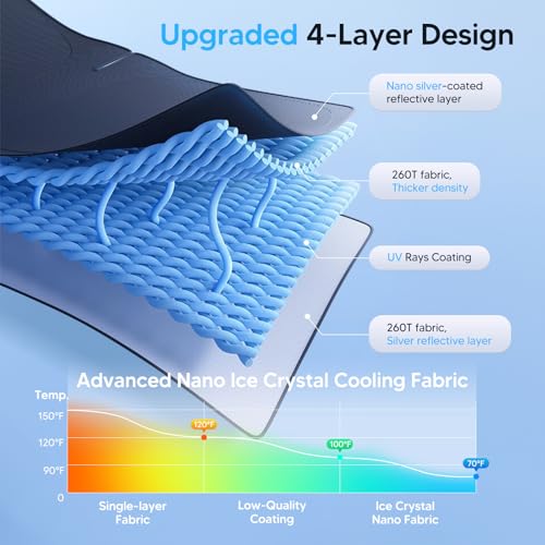 KUST Windshield Sunshade for Volkswagen VW Beetle 2012-2019 Accessories, Custom Fit Sunshade Window Sun Visor Protector, Foldable Blocks UV Rays and K