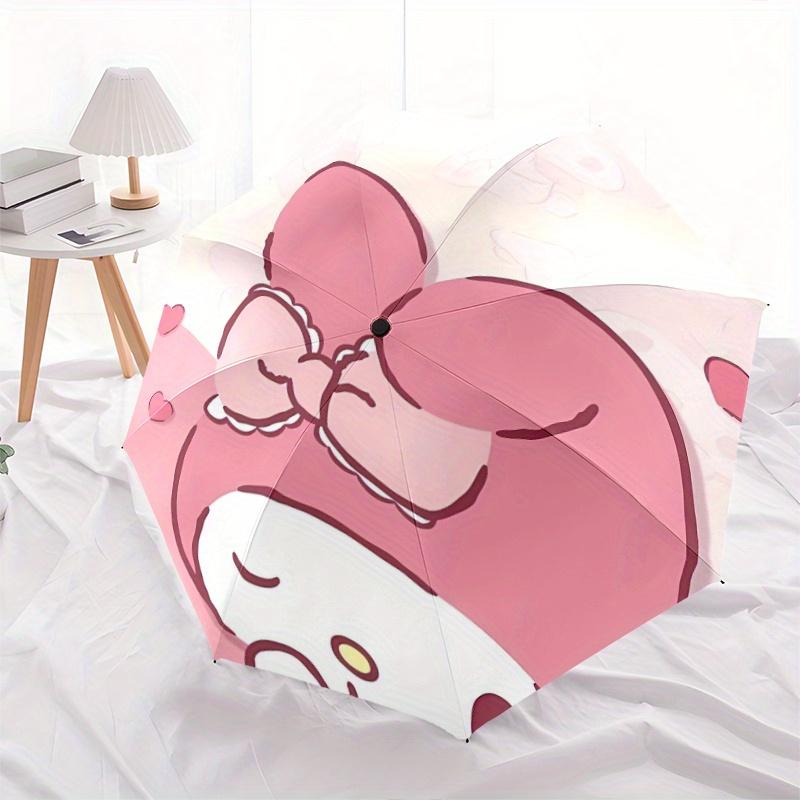 MY MELODY Automatic Opening and Closing Umbrella - Suitable for Various Occasions, Outdoor Activities, Lightweight and Durable Automatic Folding Umbre