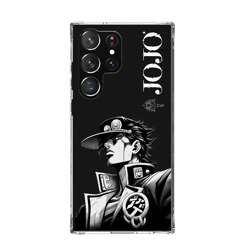 JoJo's Bizarre Adventure Kujo Jotaro Phone Case For Samsung Galaxy S26 Ultra S23 S24 S25 Edge S20 FE S21 S22 Plus Soft Print She