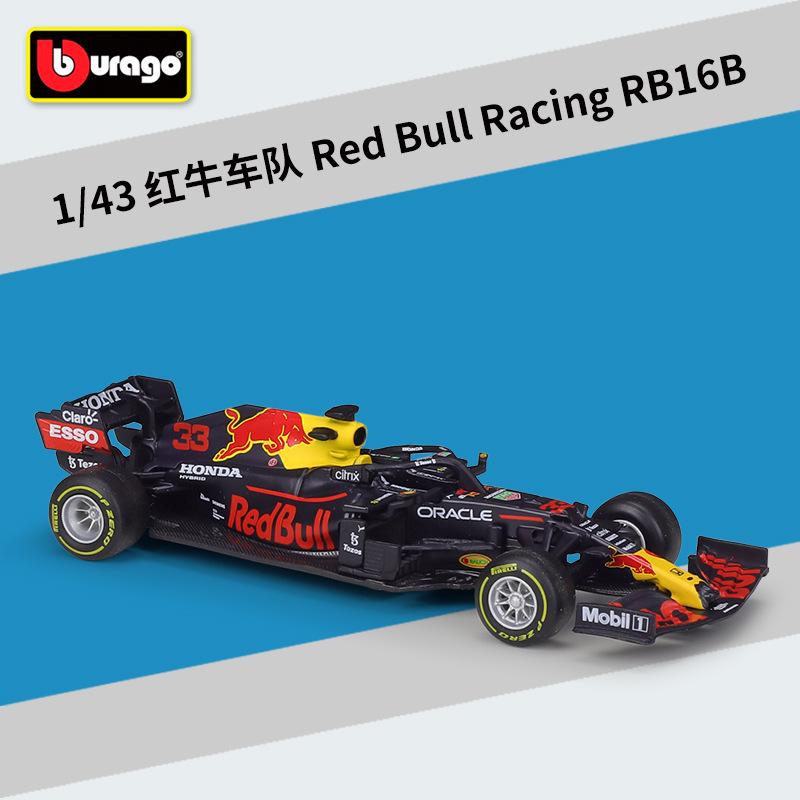 Burago 1:43 F1 Team Red Bull Racing Rb21 Rb20 Mclaren Mcl60 Mcl38 W16E Formel-1-Simulation Legierung Supercar Rennwagen Modell Spielzeug