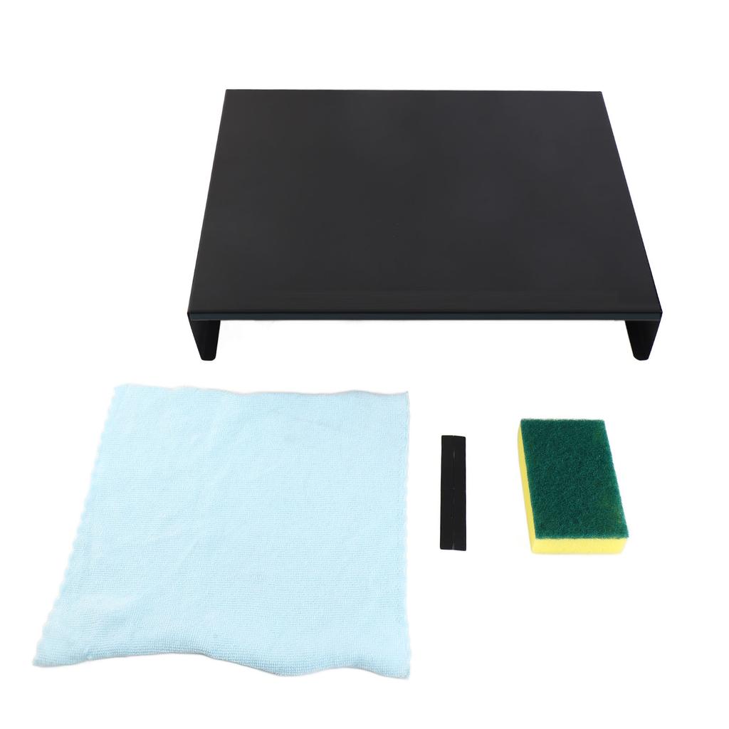 Kryt plynového sporáku, černý nerezový kryt sporáku, protiskluzový kryt varné desky pro rozšiřování