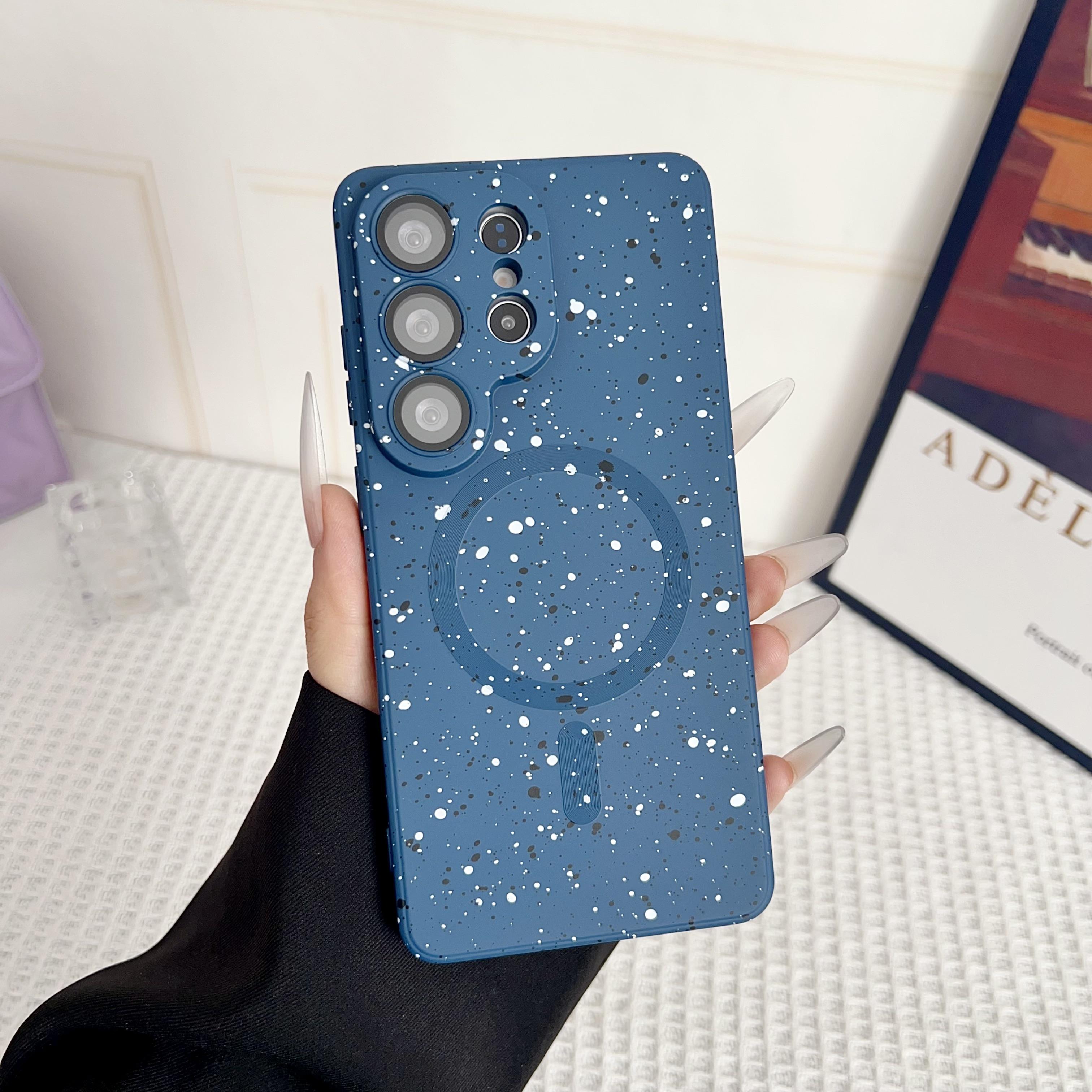 

Silicone Magnetic Case For Samsung Galaxy S26 Edge S25 S24 S23 S22 S21 Ultra Plus A17 A56 A36 A26 A16 For Magsafe Cover Galaxy A17