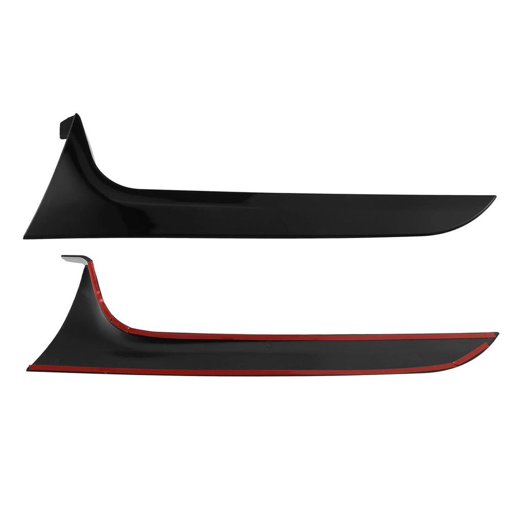 Gloss Black Pair Rear Window Side Wing Spoiler For A6 C7 Allroad 12-18