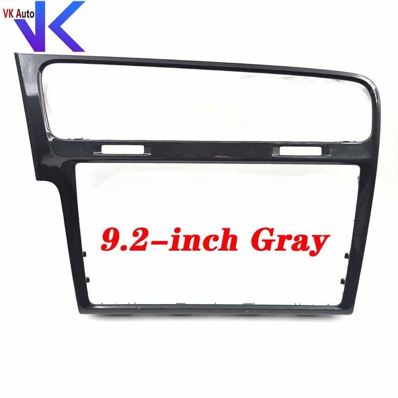 Piano color black For Golf Mk7 Trim 8 "Inch & 9" Inch Screen Bezel For Golf 7 CD Radio Plates Decorative Frame Panel