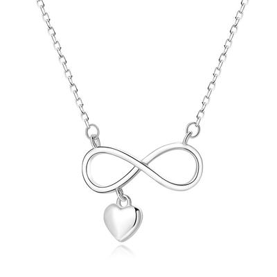 Mobius 8-shaped Love Necklace Women's Fashion Advanced Accessories Collar Chain