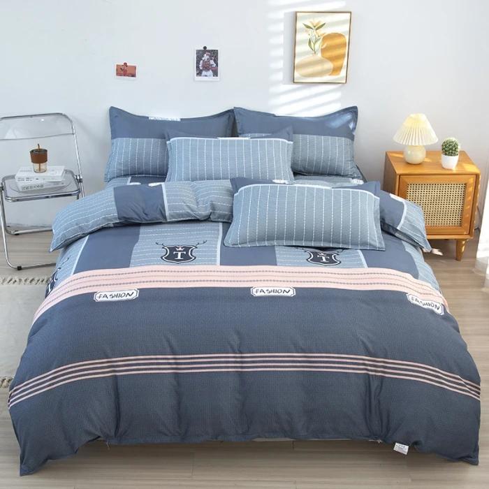 Cartoon Duck Duvet Cover Twin Queen Size, Cute Farmhouse Livestock Yellow Duck Bedding Set for Kids Boy Bedroom Decor 3/4pcs Set