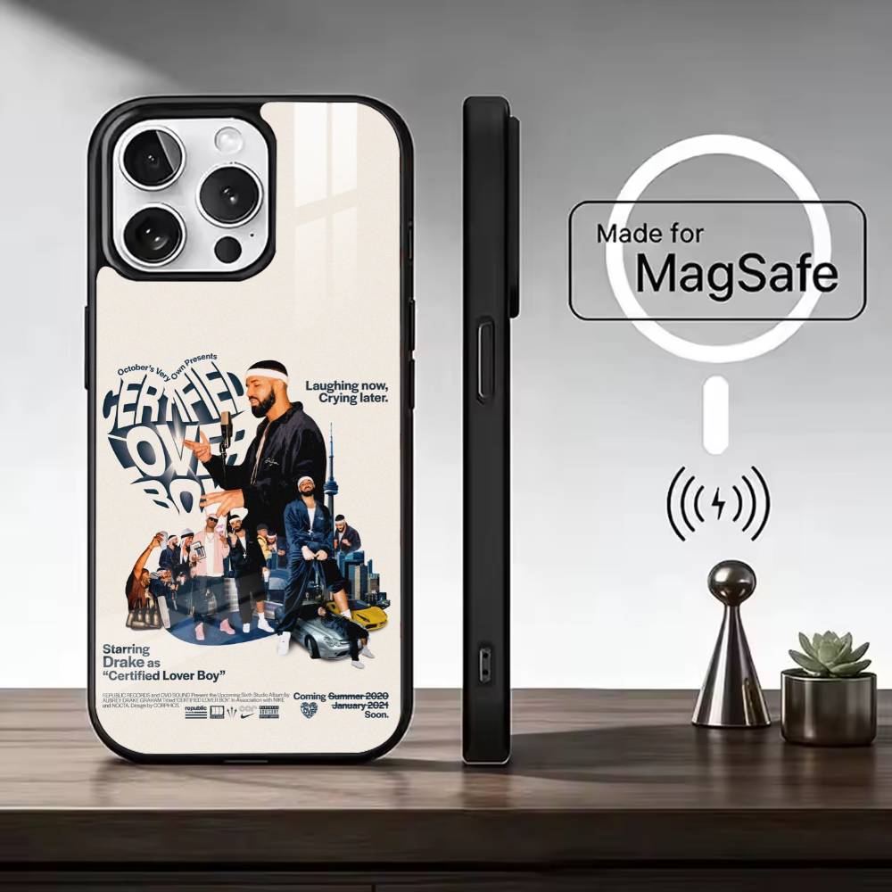 R-Rapper D-Drake Phone Case For iPhone17,16,15,14,13,12,11 Plus,Pro Magnetic with Magsafe Wireless Charging
