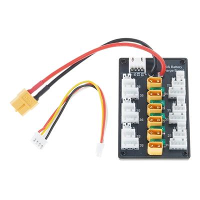 6 Port XT60 Head Balance Charging Board XT30 Parallel Charging Plate 20A Durability for Efficient Battery Charging