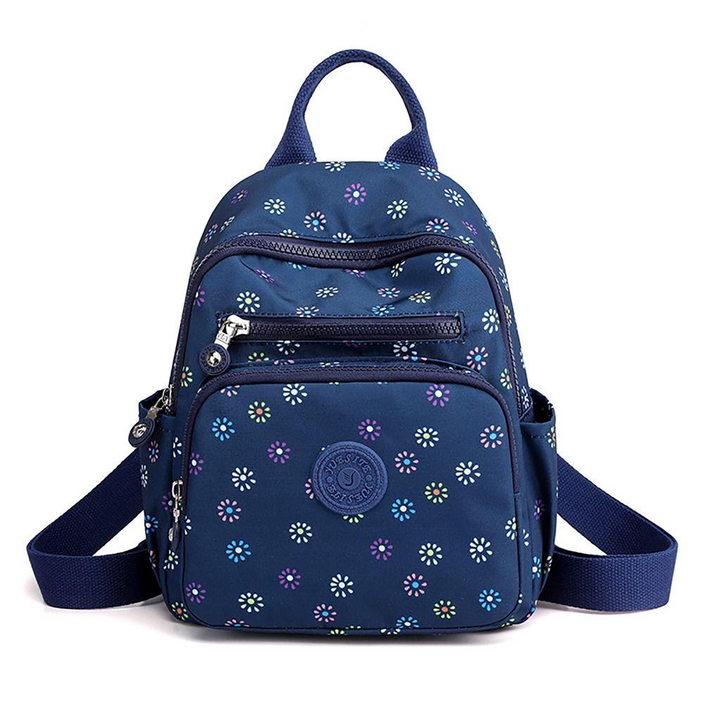 

Large Capacity Backpack Small Printing Nylon Sports Backpack Waterproof Student Bag Travel Sports