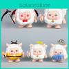 6 Pcs Eggy Party Sheep Design Mini Model Desktop Decoration Ornament Set For Kids And Adults