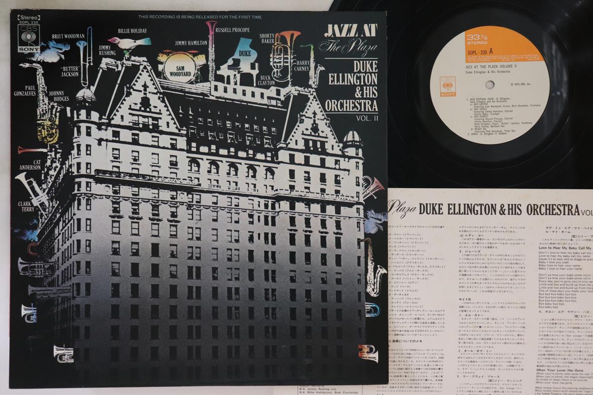 

LP Record DUKE ELLINGTON - Jazz At The Plaza Vol. II SOPL230 CBS SONY 1973 Япония Джаз