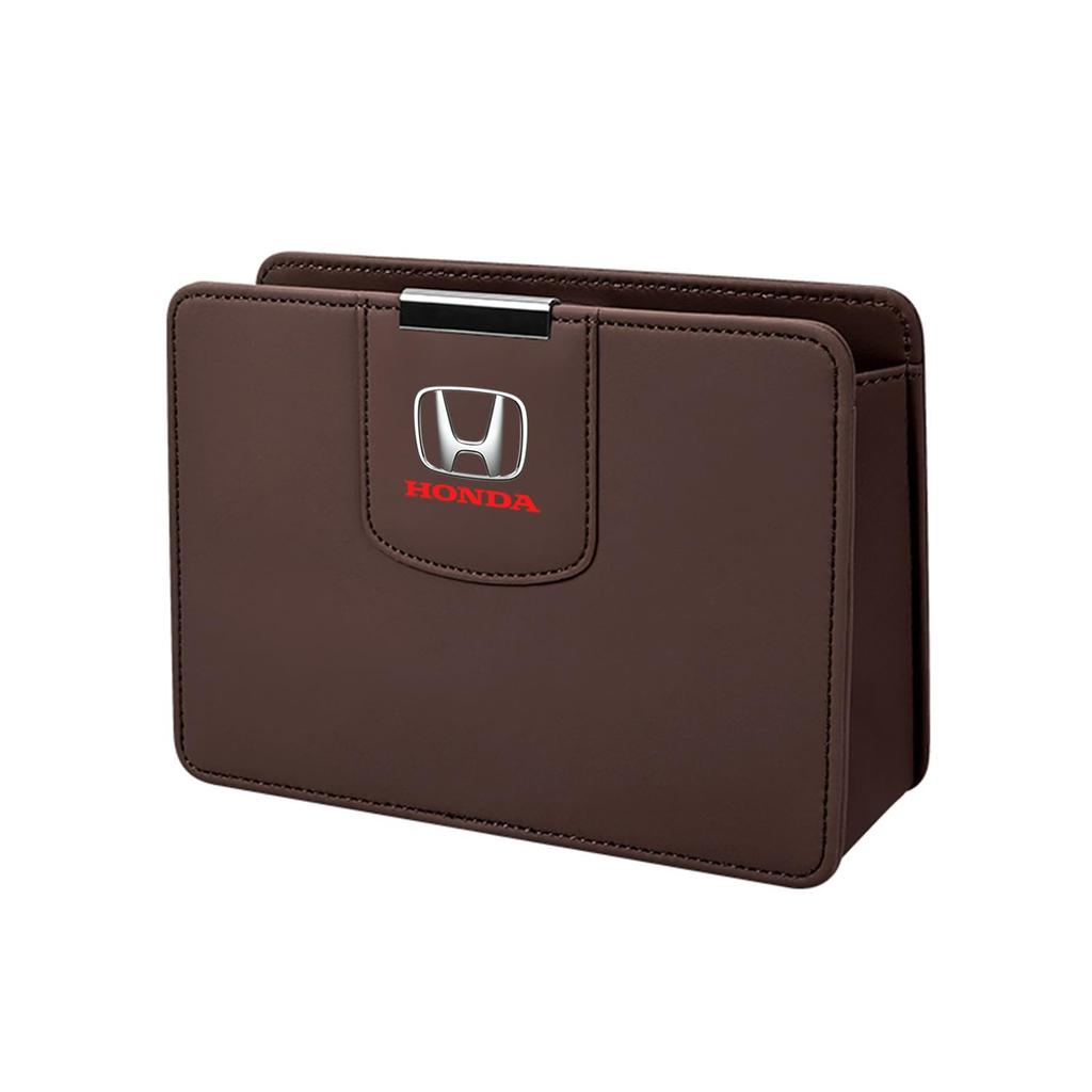 Hunesuru Car Trash Compatible Dust Bin Leather Manufacturing Beautiful Design Durable Leather Stain Resistant Easy 11
