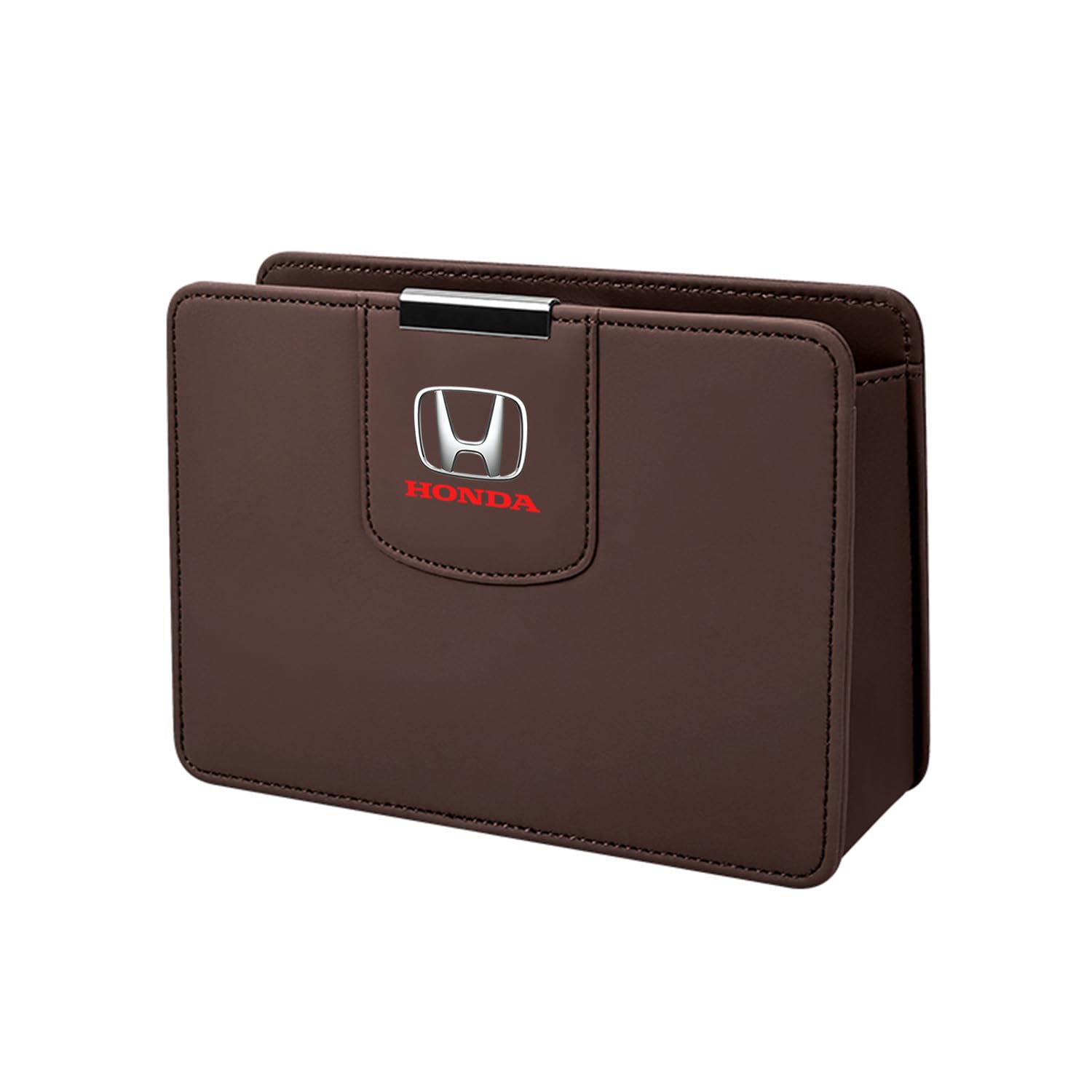 

Hunesuru Автомобильное мусорное ведро Совместимая урна для мусора Кожаное производство Красивый дизайн Прочная кожа Устойчивая к пятнам Легко 11 коричневый