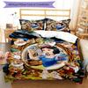 3pc Cinderella and Snow White Cartoon Children's Duvet Cover Set - Super soft (1*Duvet Cover + 2*Pillowcase, Without Core)