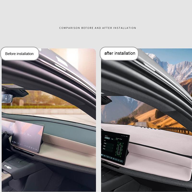 The Dashboard Light Blocking Pad For Volvo XC70 Thermal Ulation Sunshade Sun Protection Pads for Car Interi Protective Pad
