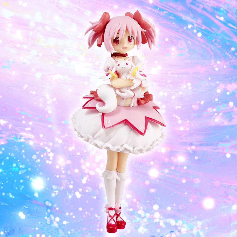 18cm Puella Magi Madoka Magica Anime Figurka Kaname Madoka Akční Figurka Kouzelná Dívka Model Dekorace Soška Panenky Hračky Vánoční Dárek