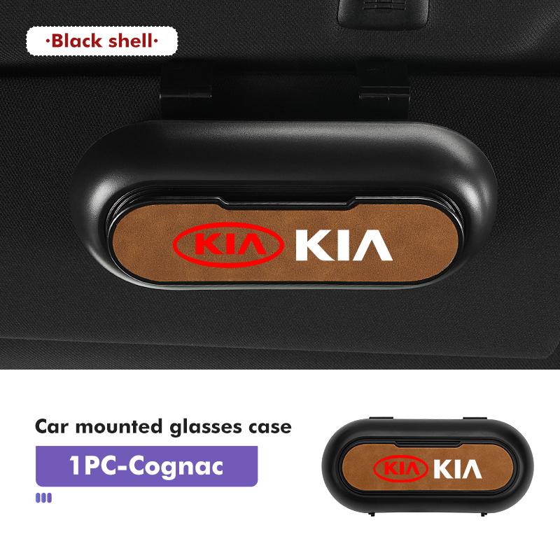 Car Portable Sun Visor Sunglasses Holder Case Glasses Boxes Interior Accessories For KIA Ceed Sportage Rio K5 K2 Optima Cerato drlqc11