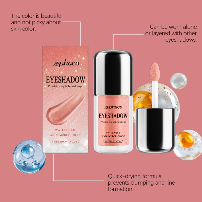 Color Flash Liquid Eyeshadow Waterproof Brightening Easy To Apply Eye Shadow For Daily Wear Makeup Eye Makeup Cosmetics
