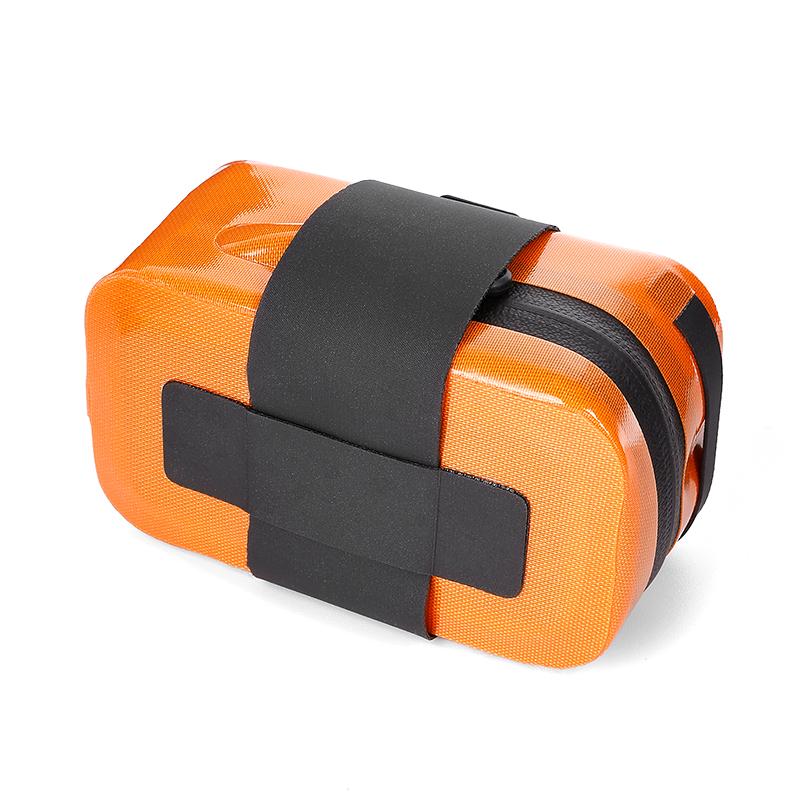 ESLNF Waterproof Bicycle Bag Mini Bicycle Saddle Bag Portable Self-Locking Waterproof Bicycle Tail Bag Cycling Tool Bag оранжевый