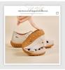 Plus Size Summer Retro Sandals: Soft Sole Velcro Beach Shoes for Women