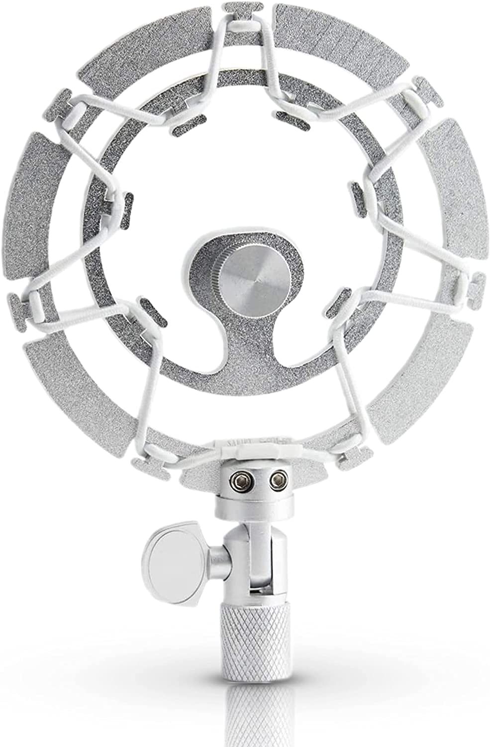 

Auphonix Blue Yeti Microphone Snowball Shock Mount Silver