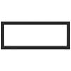 Washbasin Brackets 2 pcs Black Rectangular Steel