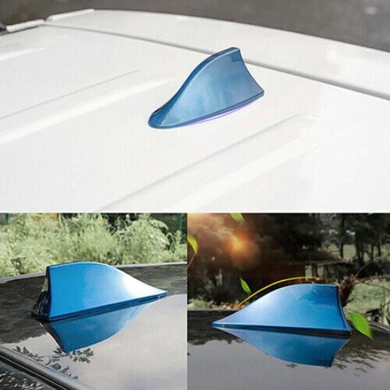 US 1x Shark Fin Roof Antenna Cover Blue For Universal Kia Optima
